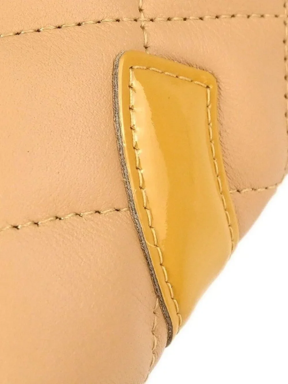 Chanel Beige Calfskin Cambon Ligne Shoulder Bag 197261